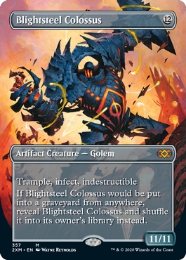 🔥 Blightsteel Colossus Double Masters Alternate Art